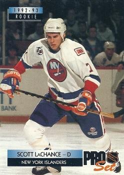 Scott Lachance New York Islanders Pro Set 1992/93 #234