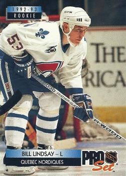 Bill Lindsay Quebec Nordiques Pro Set 1992/93 #239