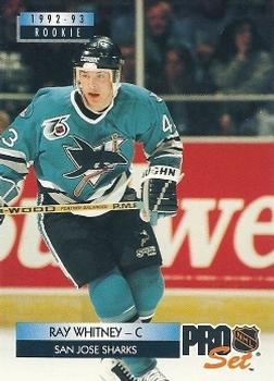 Ray Whitney San Jose Sharks Pro Set 1992/93 #241