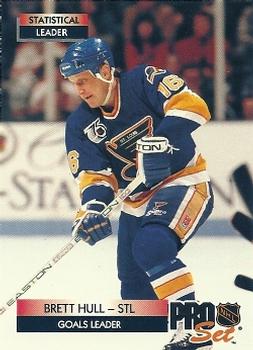 Brett Hull St. Louis Blues Pro Set 1992/93 Statistical Leaders #245