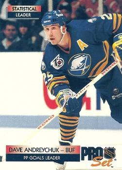 Dave Andreychuk Buffalo Sabres Pro Set 1992/93 Statistical Leaders #249