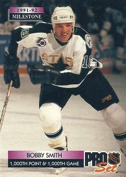 Bobby Smith Minnesota North Stars Pro Set 1992/93 Milestones #259