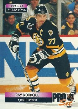 Ray Bourque Boston Bruins Pro Set 1992/93 Milestones #261