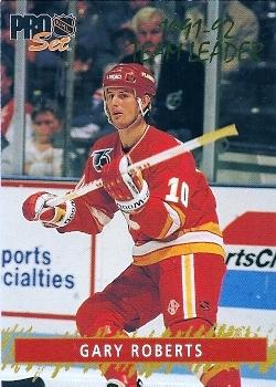 Gary Roberts Calgary Flames Pro Set 1992/93 Gold Team Leaders #G01