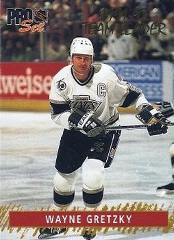 Wayne Gretzky Los Angeles Kings Pro Set 1992/93 Gold Team Leaders #G06