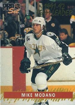 Mike Modano Minnesota North Stars Pro Set 1992/93 Gold Team Leaders #G07
