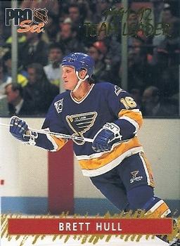 Brett Hull St. Louis Blues Pro Set 1992/93 Gold Team Leaders #G08