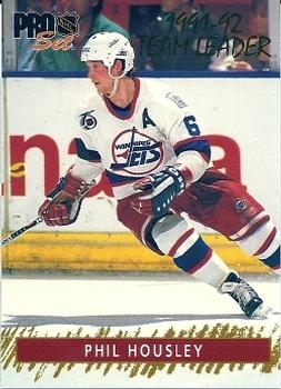 Phil Housley Winnipeg Jets Pro Set 1992/93 Gold Team Leaders #G14