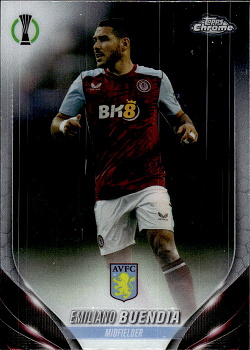 Emiliano Buendia Aston Villa Topps Chrome UEFA Club Competitions 2023/24 #133
