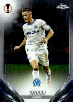 Vitinha Olympique de Marseille Topps Chrome UEFA Club Competitions 2023/24 #135
