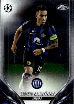 Lautaro Martinez Internazionale Milano Topps Chrome UEFA Club Competitions 2023/24 #143
