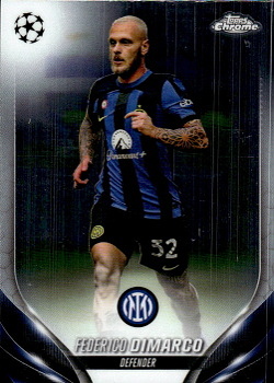 Federico Dimarco Internazionale Milano Topps Chrome UEFA Club Competitions 2023/24 #144