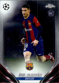 Angel Alarcon FC Barcelona Topps Chrome UEFA Club Competitions 2023/24 #147