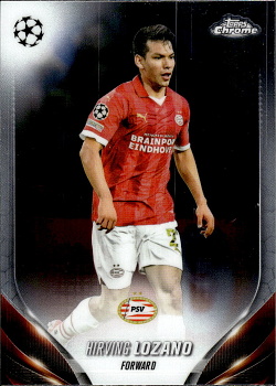 Hirving Lozano PSV Eindhoven Topps Chrome UEFA Club Competitions 2023/24 #156