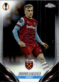 Jarrod Bowen West Ham United Topps Chrome UEFA Club Competitions 2023/24 #158
