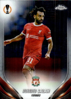 Mohamed Salah Liverpool Topps Chrome UEFA Club Competitions 2023/24 #163