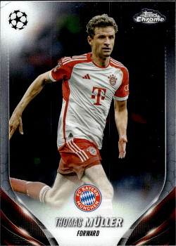 Thomas Muller Bayern Munchen Topps Chrome UEFA Club Competitions 2023/24 #172