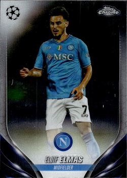 Eljif Elmas SSC Napoli Topps Chrome UEFA Club Competitions 2023/24 #182