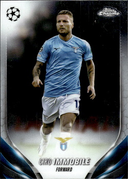 Ciro Immobile Lazio Roma Topps Chrome UEFA Club Competitions 2023/24 #183