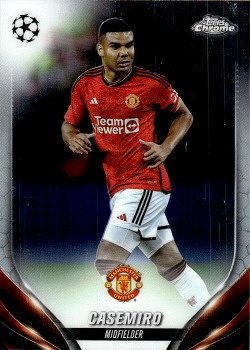 Casemiro Manchester United Topps Chrome UEFA Club Competitions 2023/24 #189
