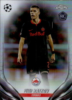 Petar Ratkov Red Bull Salzburg Topps Chrome UEFA Club Competitions 2023/24 Refractor #153