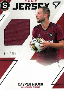 Casper Hojer Sparta Praha SportZoo FORTUNA:LIGA 2022/23 2. serie Game Jersey /99