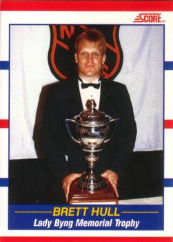 Brett Hull - Lady Byng Memorial Trophy St. Louis Blues Score 1990/91 Canadian #366