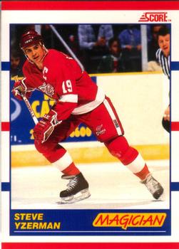 Steve Yzerman - Magician Detroit Red Wings Score 1990/91 Canadian #339