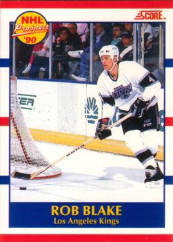 Rob Blake Los Angeles Kings Score 1990/91 Canadian #421