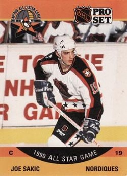 Joe Sakic Quebec Nordiques Pro Set 1990/91 #375