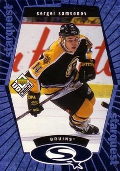 Sergei Samsonov Boston Bruins UD Choice 1998/99 Starquest Blue #SQ6