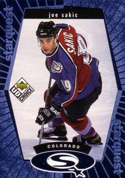 Joe Sakic Colorado Avalanche UD Choice 1998/99 Starquest Blue #SQ11