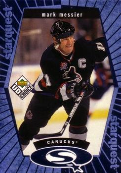 Mark Messier Vancouver Canucks UD Choice 1998/99 Starquest Blue #SQ29