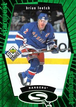 Brian Leetch New York Rangers UD Choice 1998/99 Starquest Green #SQ7