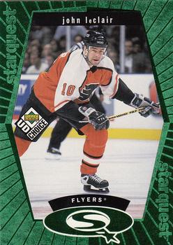 John LeClair Philadelphia Flyers UD Choice 1998/99 Starquest Green #SQ15