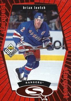 Brian Leetch New York Rangers UD Choice 1998/99 Starquest Red #SQ7