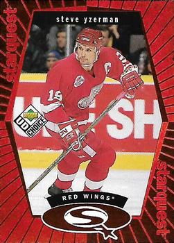 Steve Yzerman Detroit Red Wings UD Choice 1998/99 Starquest Red #SQ18