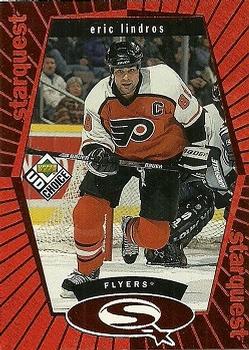 Eric Lindros Philadelphia Flyers UD Choice 1998/99 Starquest Red #SQ28