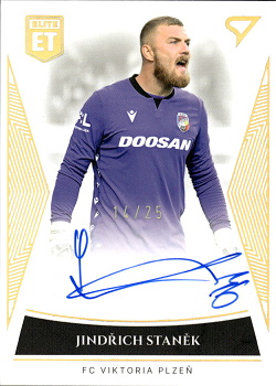 Jindrich Stanek Viktoria Plzen SportZoo FORTUNA:LIGA 2022/23 1. serie Elite Team Auto /25 #ET-01