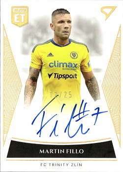 Martin Fillo Zlin SportZoo FORTUNA:LIGA 2022/23 1.serie Elite Team Auto /25 #ET-28