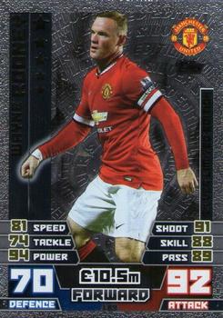 Wayne Rooney Manchester United 2014/15 Topps Match Attax Limited Edition Silver #LE3