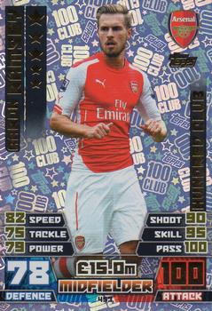 Aaron Ramsey Arsenal 2014/15 Topps Match Attax 100 Club #453