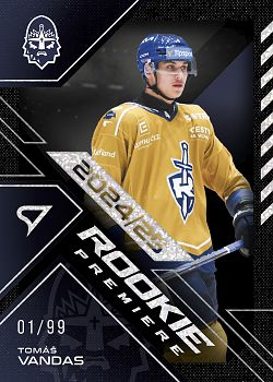 Tomas Vandas Kladno Tipsport ELH 2024/25 SportZoo 2. serie Rookie Premiere /99 #RP-26