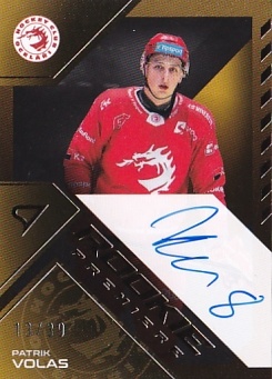 Patrik Volas Trinec Tipsport ELH 2024/25 SportZoo 2. serie Rookie Premiere Auto /39 #RPS-PV