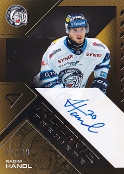 Radim Handl Liberec Tipsport ELH 2024/25 SportZoo 2. serie Rookie Premiere Auto /39 #RPS-RH