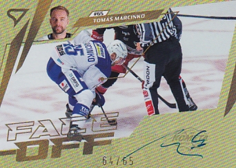 Tomas Marcinko Kometa Brno Tipsport ELH 2024/25 SportZoo 2. serie Face-Off Auto /65 #FOS-TM