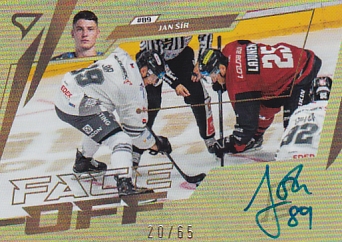 Jan Sir Karlovy Vary Tipsport ELH 2024/25 SportZoo 2. serie Face-Off Auto /65 #FOS-JS