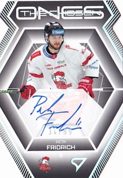 Petr Fridrich Olomouc Tipsport ELH 2024/25 SportZoo 2. serie The Chosen Ones Auto Die Cut /89 #COS-PF
