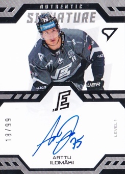 Arttu Ilomaki Karlovy Vary Tipsport ELH 2024/25 SportZoo 2. serie Authentic Signature Level 1 /99 #SL1-AI
