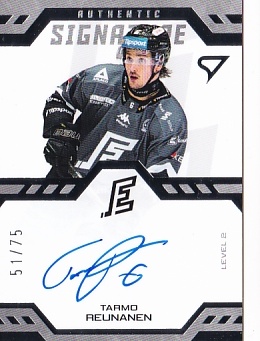 Tarmo Reunanen Karlovy Vary Tipsport ELH 2024/25 SportZoo 2. serie Authentic Signature Level 2 /75 #SL2-TR
